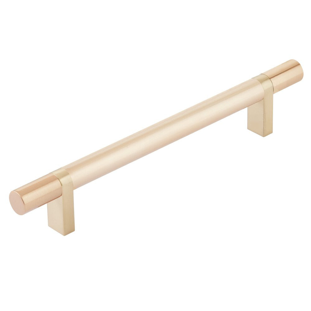 EMTEK SELECT Cabinet Bar Pull - Satin Brass Stem