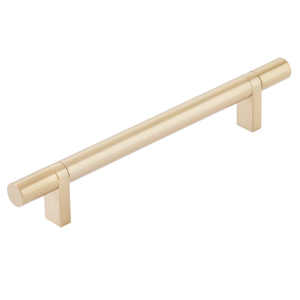 EMTEK SELECT Cabinet Bar Pull - Satin Brass Stem