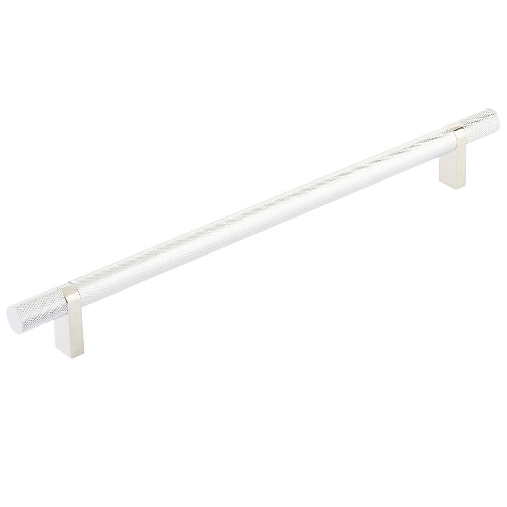 EMTEK SELECT Cabinet Bar Pull - Polished Nickel Stem