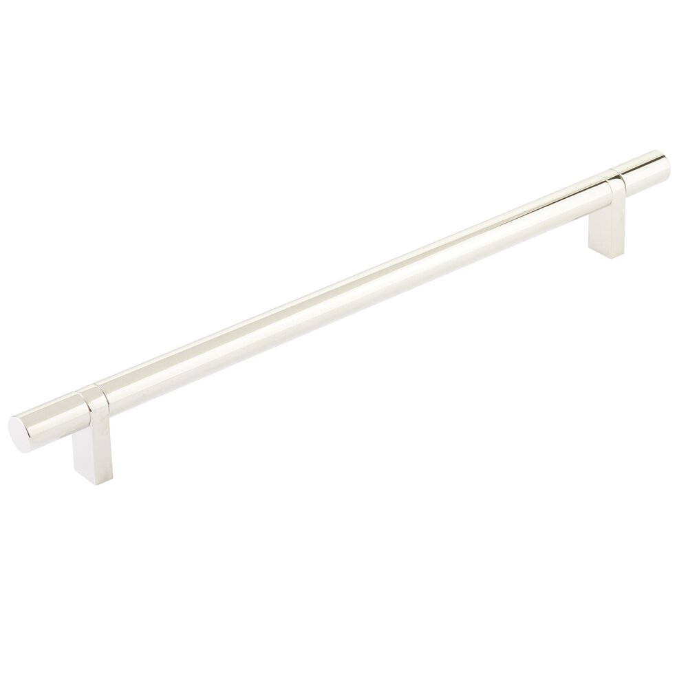 EMTEK SELECT Cabinet Bar Pull - Polished Nickel Stem