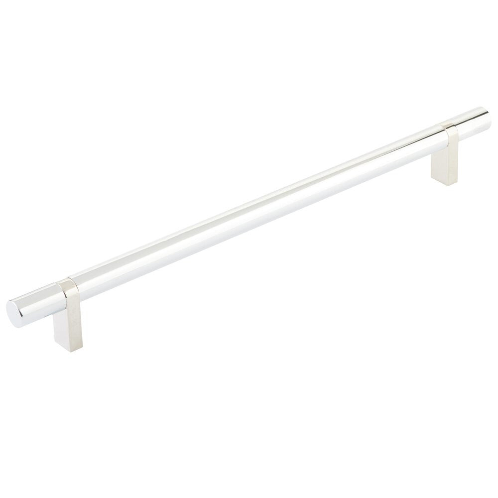 EMTEK SELECT Cabinet Bar Pull - Polished Nickel Stem