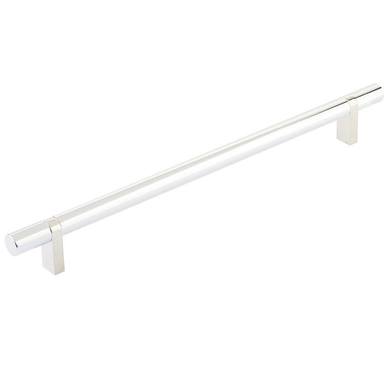 EMTEK SELECT Cabinet Bar Pull - Polished Nickel Stem