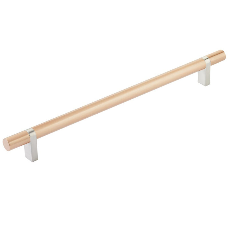 EMTEK SELECT Cabinet Bar Pull - Satin Nickel Stem