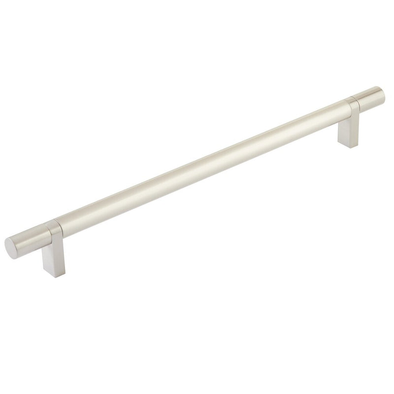 EMTEK SELECT Cabinet Bar Pull - Satin Nickel Stem