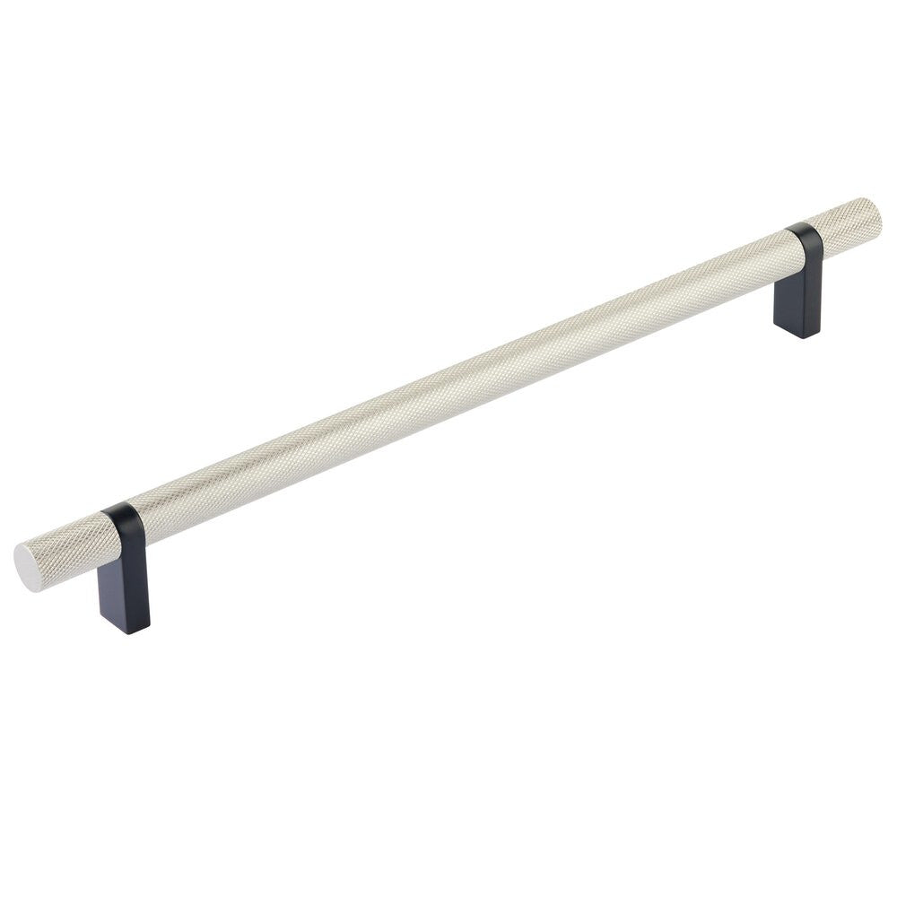 EMTEK SELECT Cabinet Bar Pull - Flat Black Stem