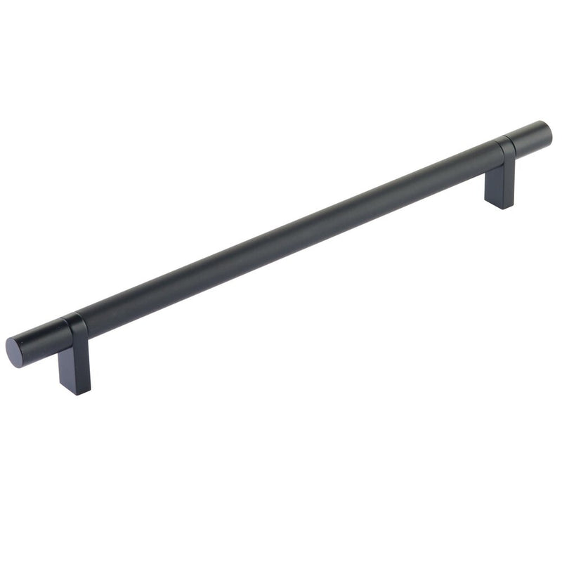 EMTEK SELECT Cabinet Bar Pull - Flat Black Stem