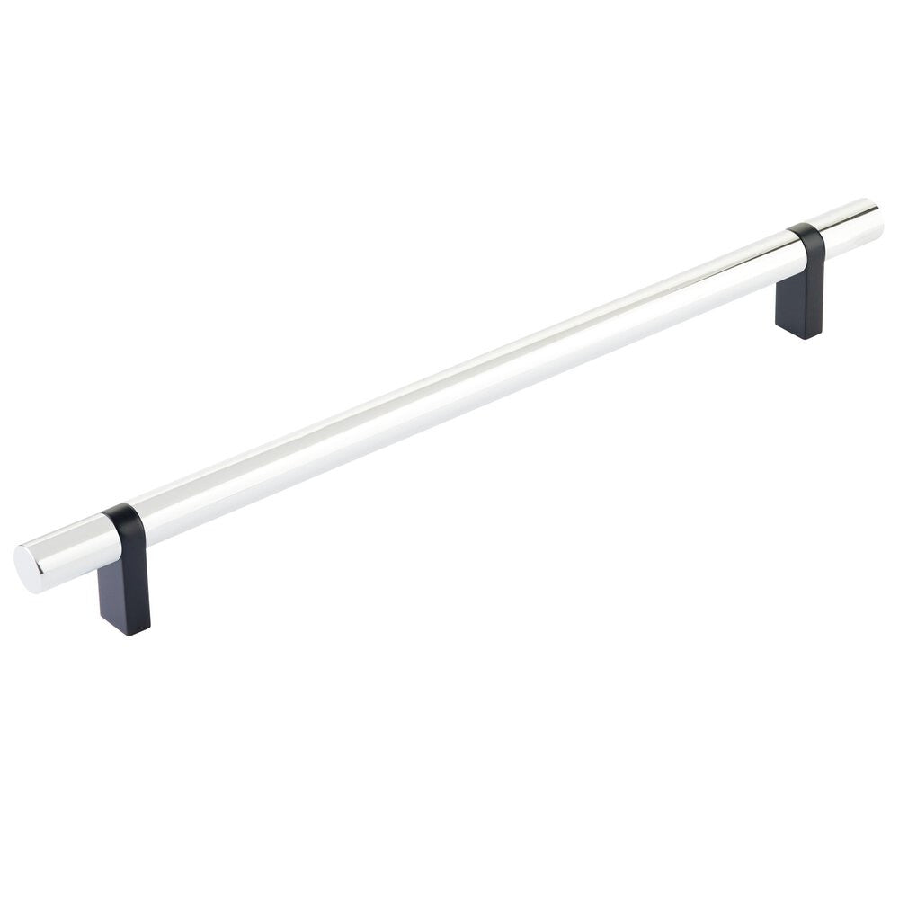 EMTEK SELECT Cabinet Bar Pull - Flat Black Stem