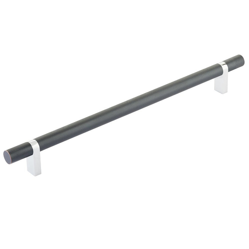EMTEK SELECT Cabinet Bar Pull - Polished Chrome Stem
