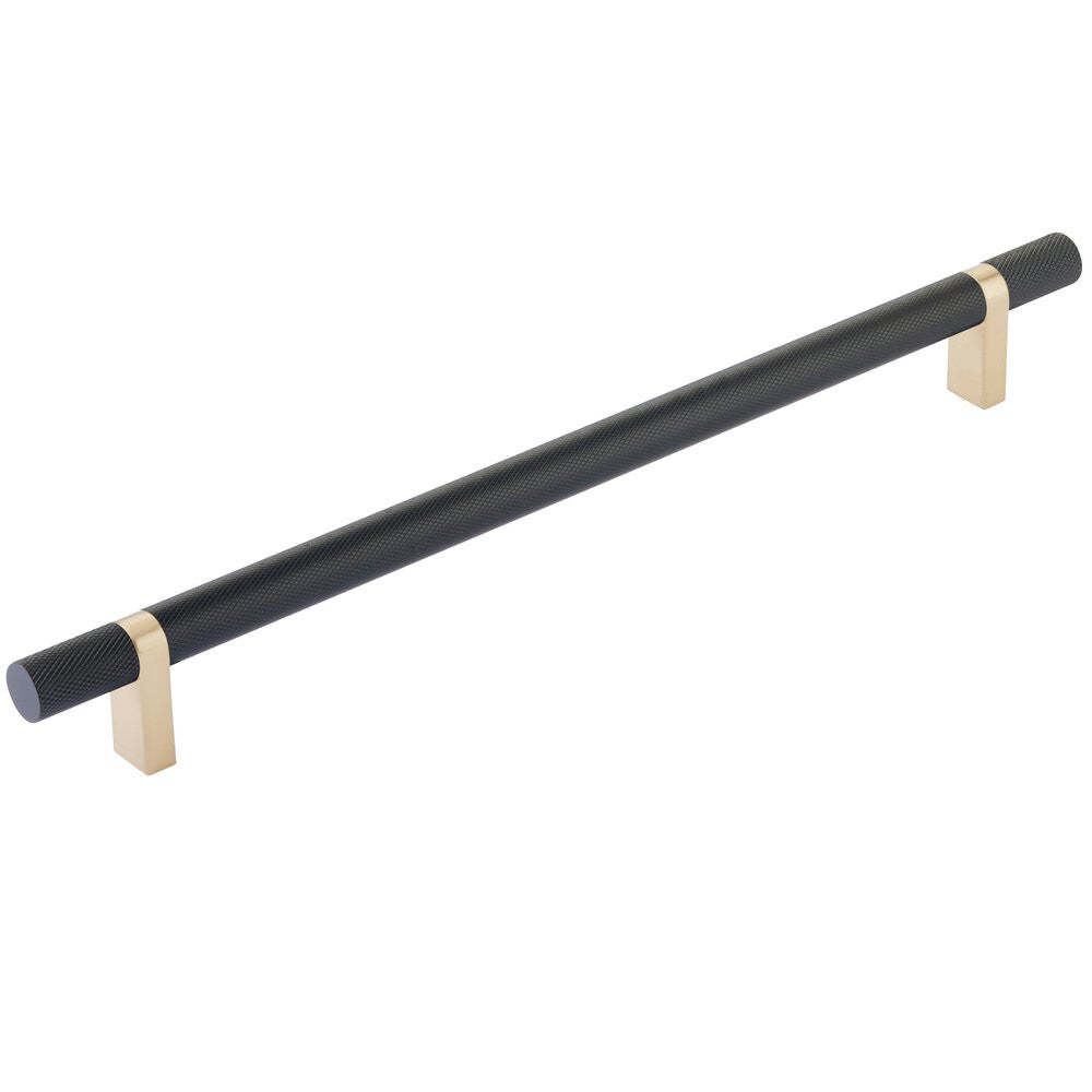 EMTEK SELECT Cabinet Bar Pull - Satin Brass Stem