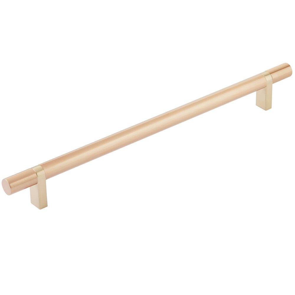 EMTEK SELECT Cabinet Bar Pull - Satin Brass Stem