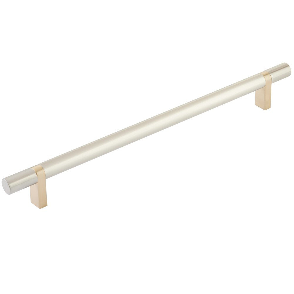 EMTEK SELECT Cabinet Bar Pull - Satin Brass Stem