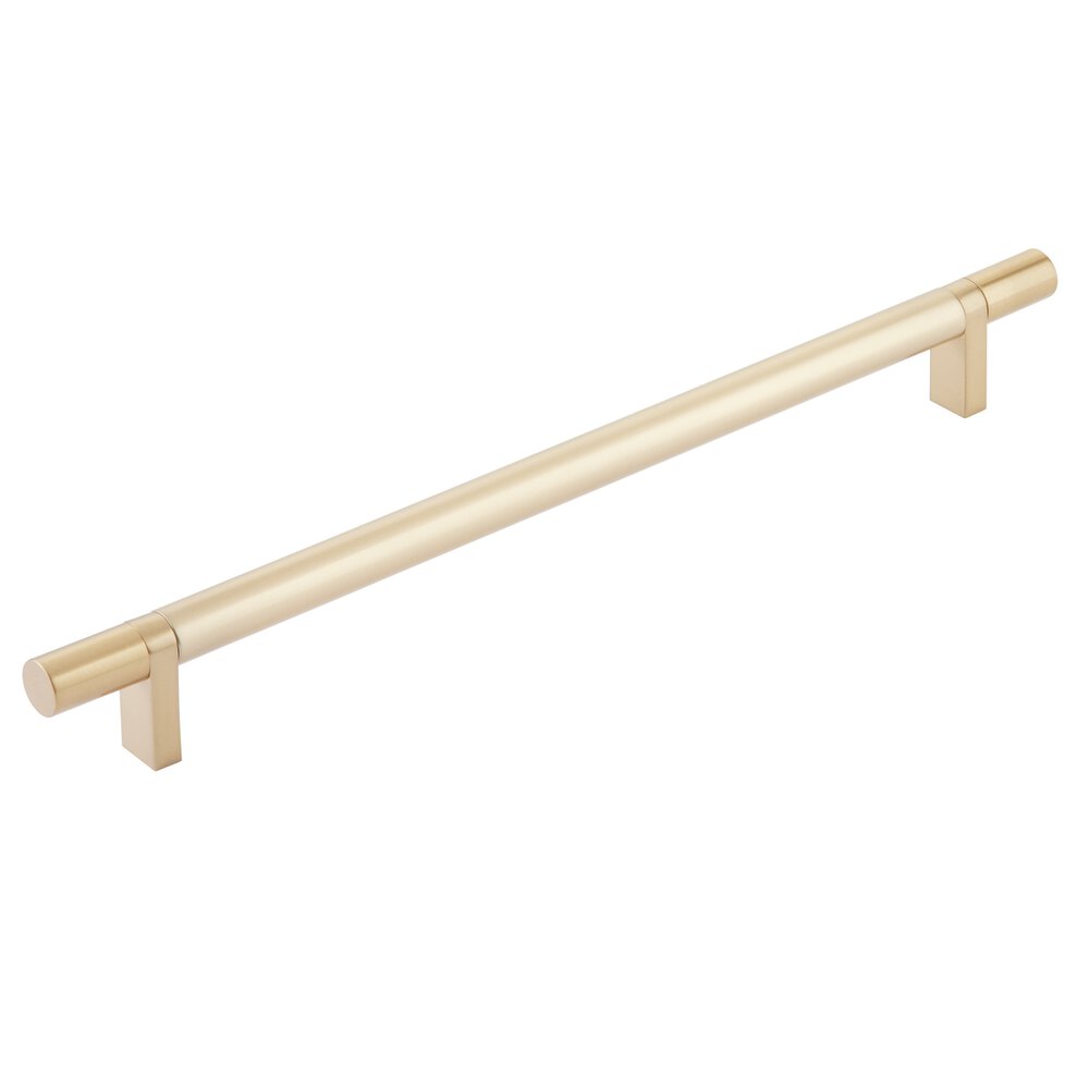 EMTEK SELECT Cabinet Bar Pull - Satin Brass Stem