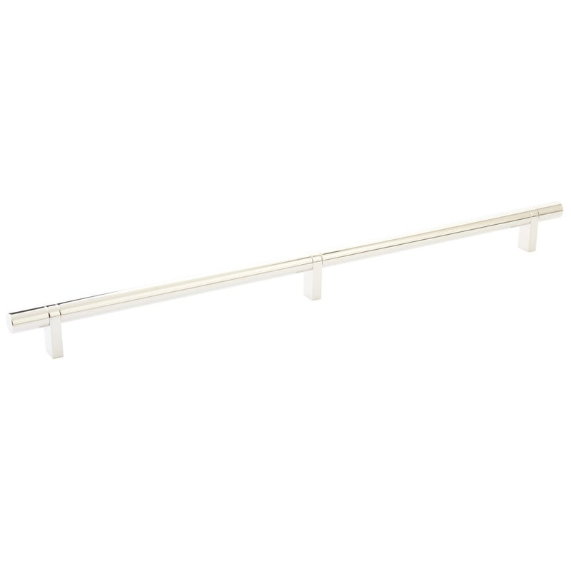 EMTEK SELECT Oversized Cabinet Bar Pull - Polished Nickel Stem