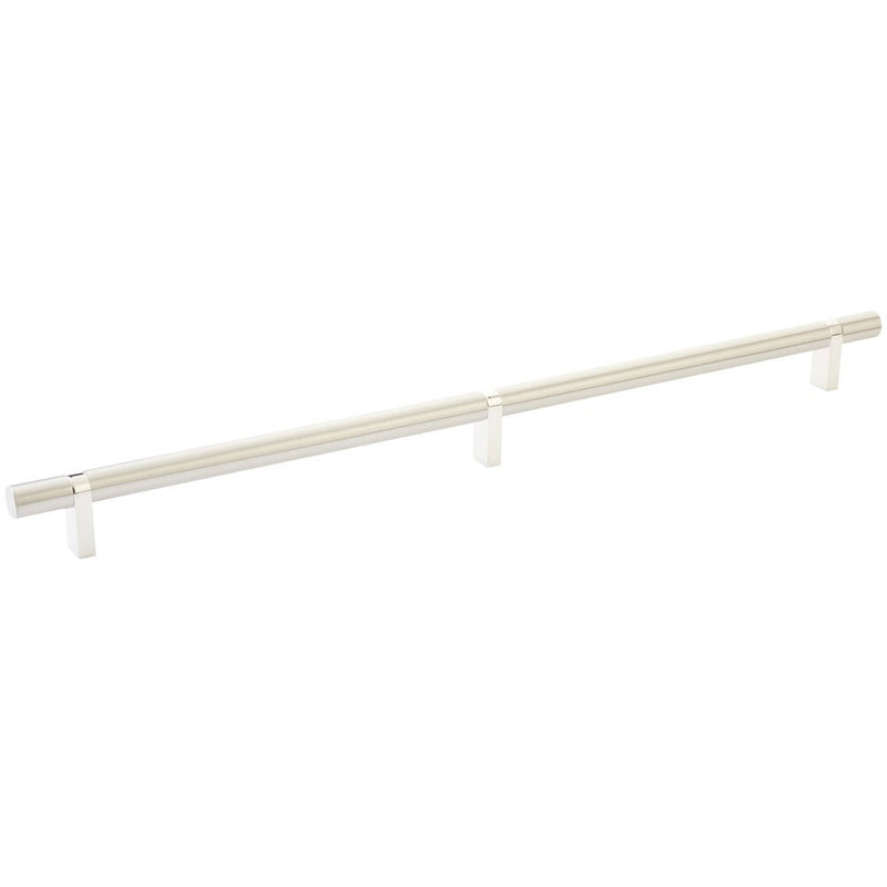 EMTEK SELECT Oversized Cabinet Bar Pull - Polished Nickel Stem