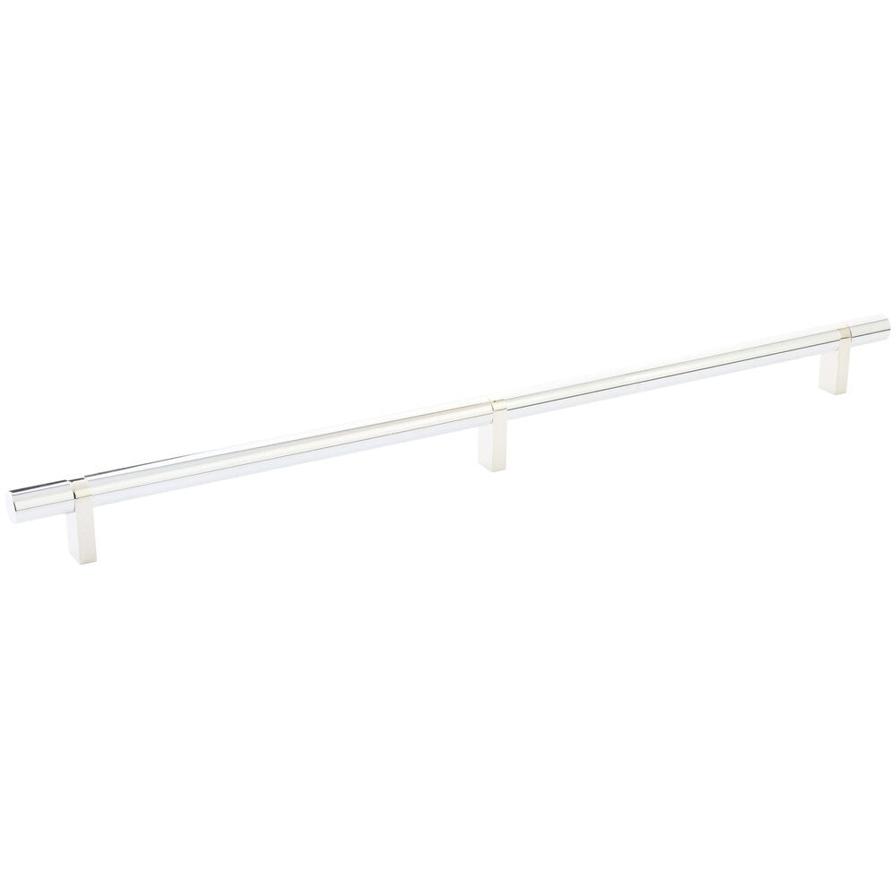 EMTEK SELECT Oversized Cabinet Bar Pull - Polished Nickel Stem
