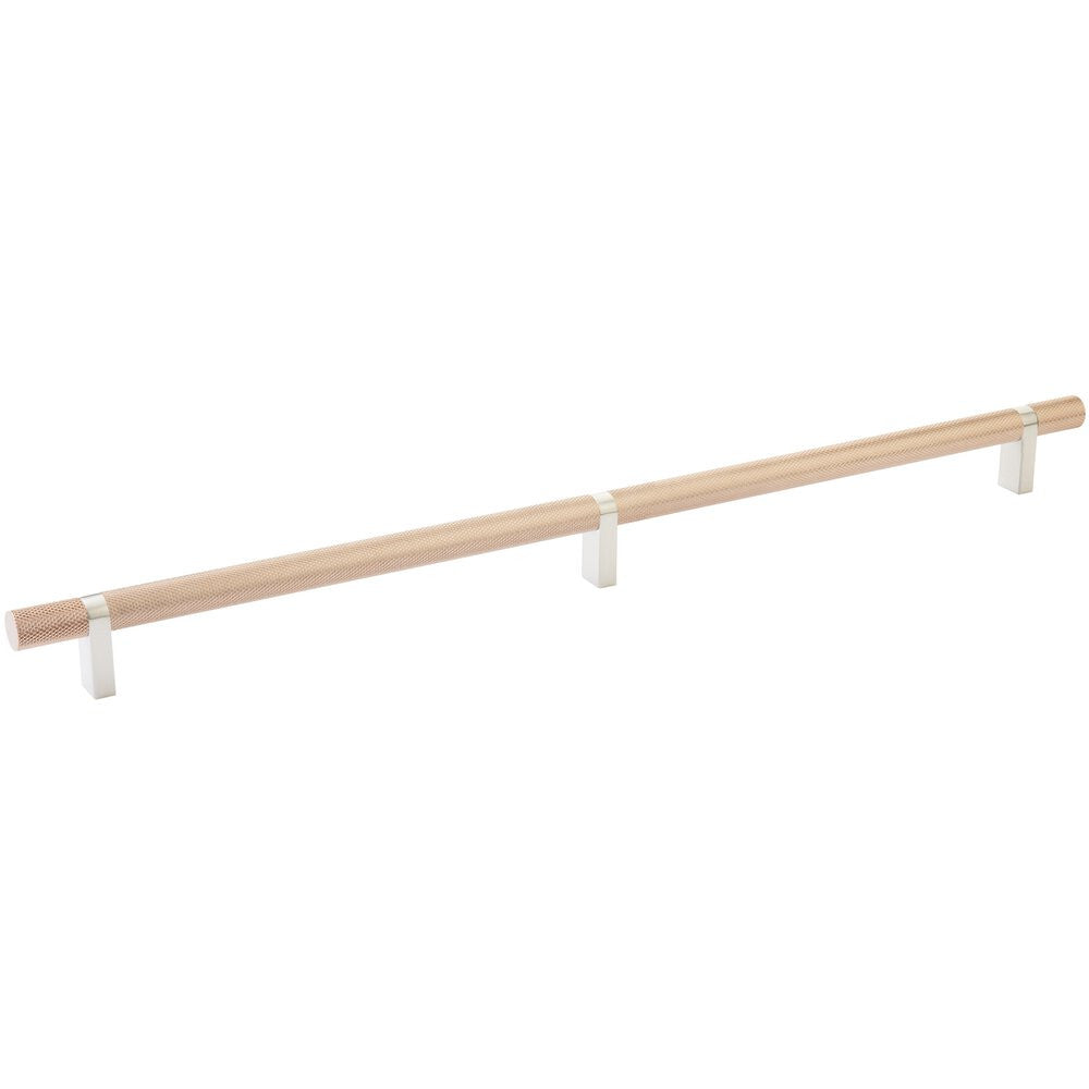 EMTEK SELECT Oversized Cabinet Bar Pull - Satin Nickel Stem