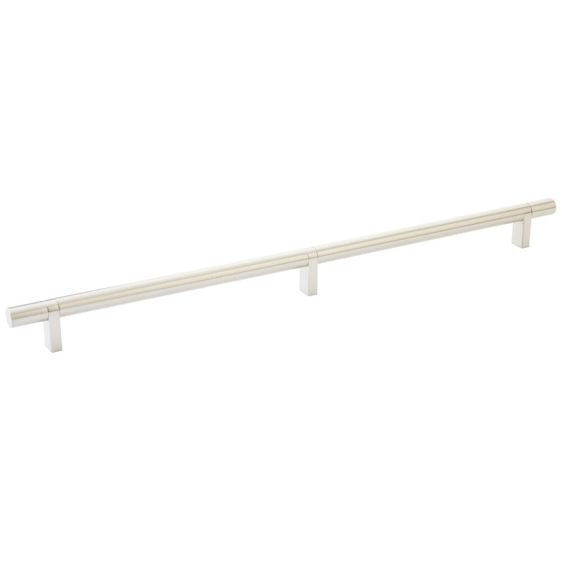 EMTEK SELECT Oversized Cabinet Bar Pull - Satin Nickel Stem