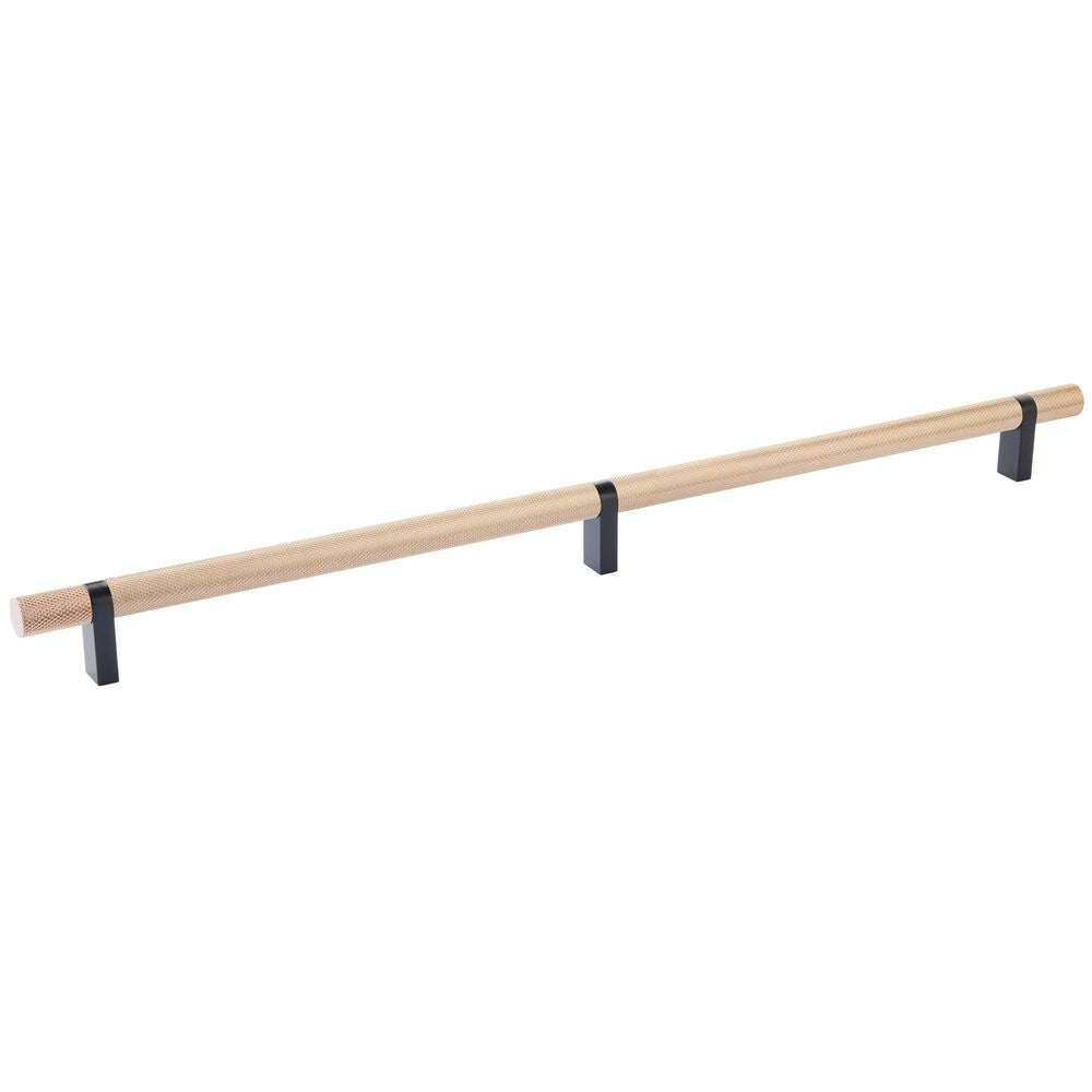 EMTEK SELECT Oversized Cabinet Bar Pull - Flat Black Stem