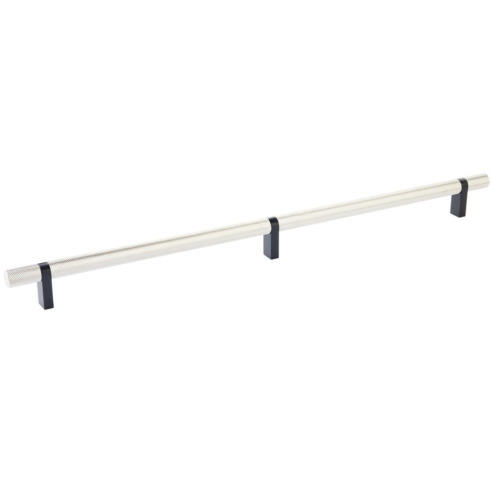 EMTEK SELECT Oversized Cabinet Bar Pull - Flat Black Stem