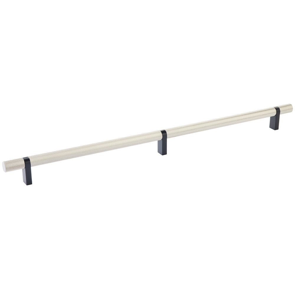 EMTEK SELECT Oversized Cabinet Bar Pull - Flat Black Stem
