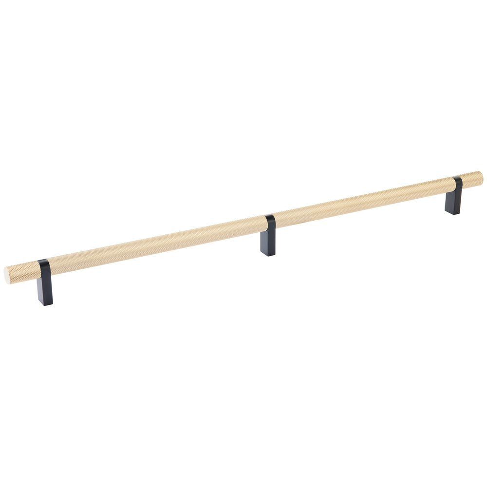 EMTEK SELECT Oversized Cabinet Bar Pull - Flat Black Stem