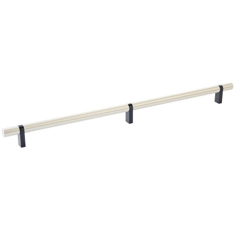 EMTEK SELECT Oversized Cabinet Bar Pull - Flat Black Stem