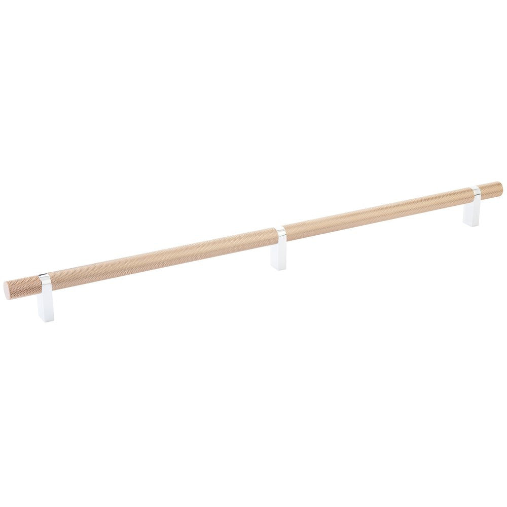 EMTEK SELECT Oversized Cabinet Bar Pull - Polished Chrome Stem