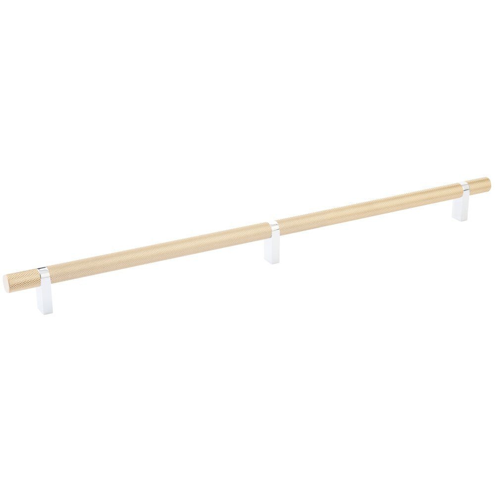 EMTEK SELECT Oversized Cabinet Bar Pull - Polished Chrome Stem