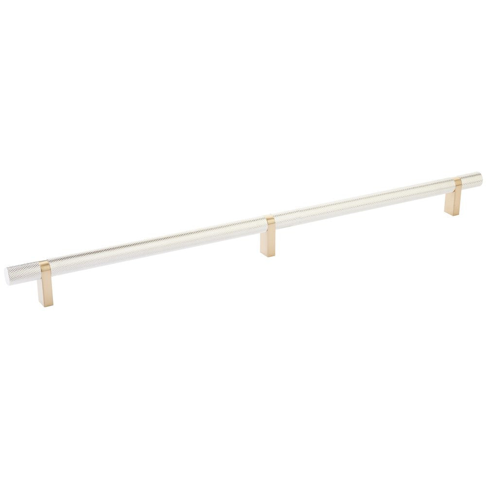 EMTEK SELECT Oversized Cabinet Bar Pull - Satin Brass Stem