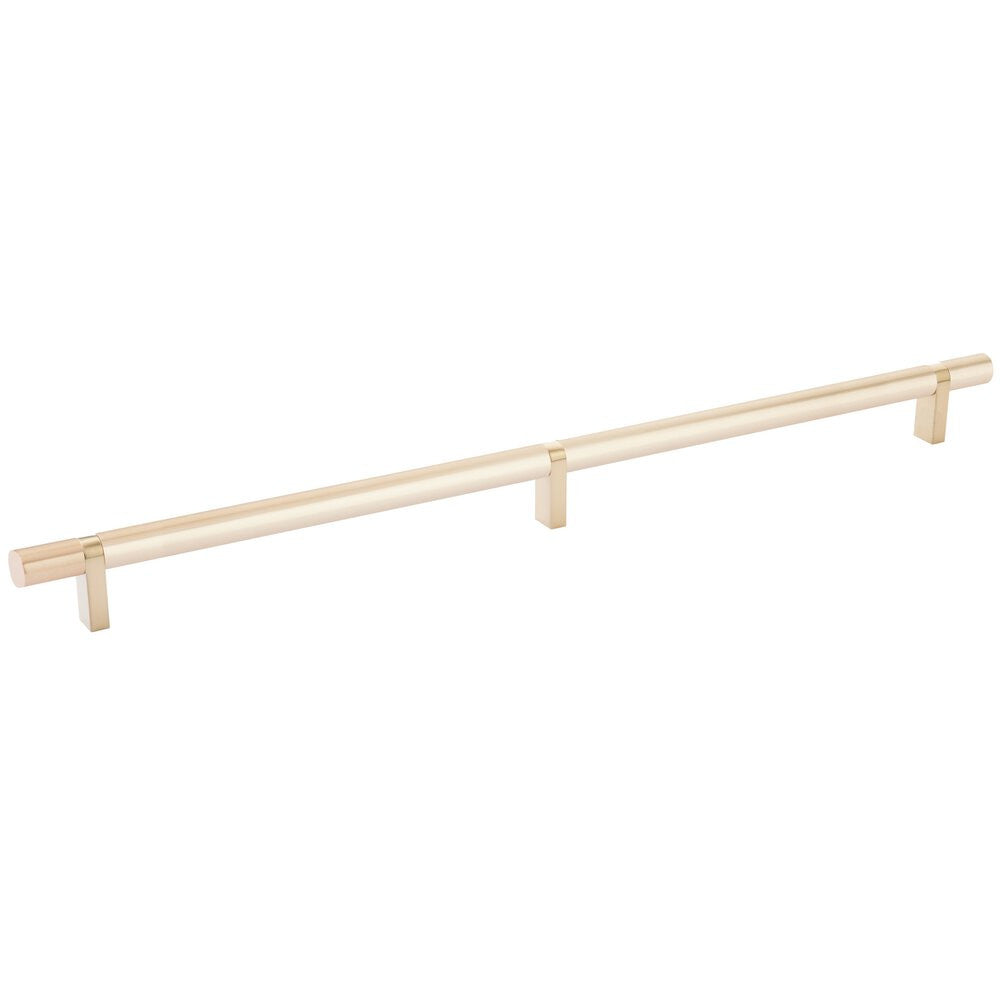 EMTEK SELECT Oversized Cabinet Bar Pull - Satin Brass Stem