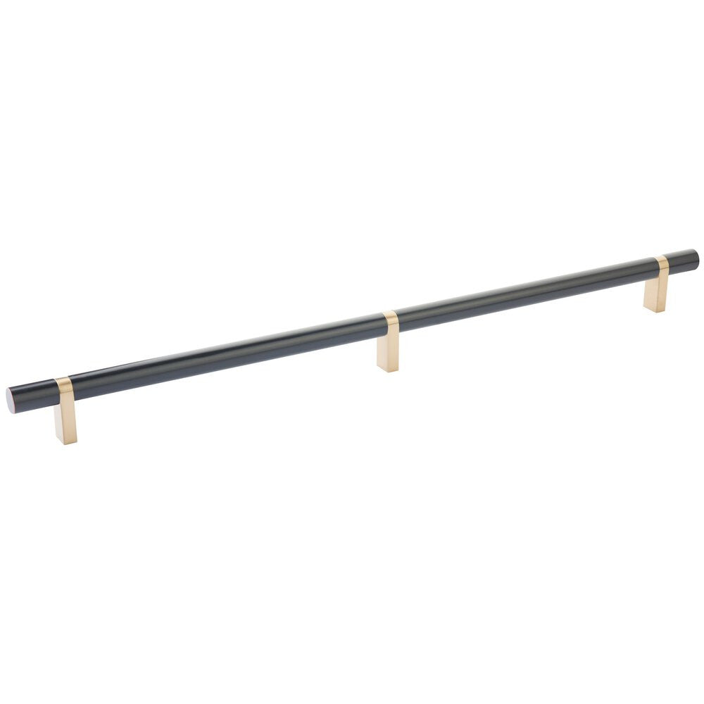 EMTEK SELECT Oversized Cabinet Bar Pull - Satin Brass Stem
