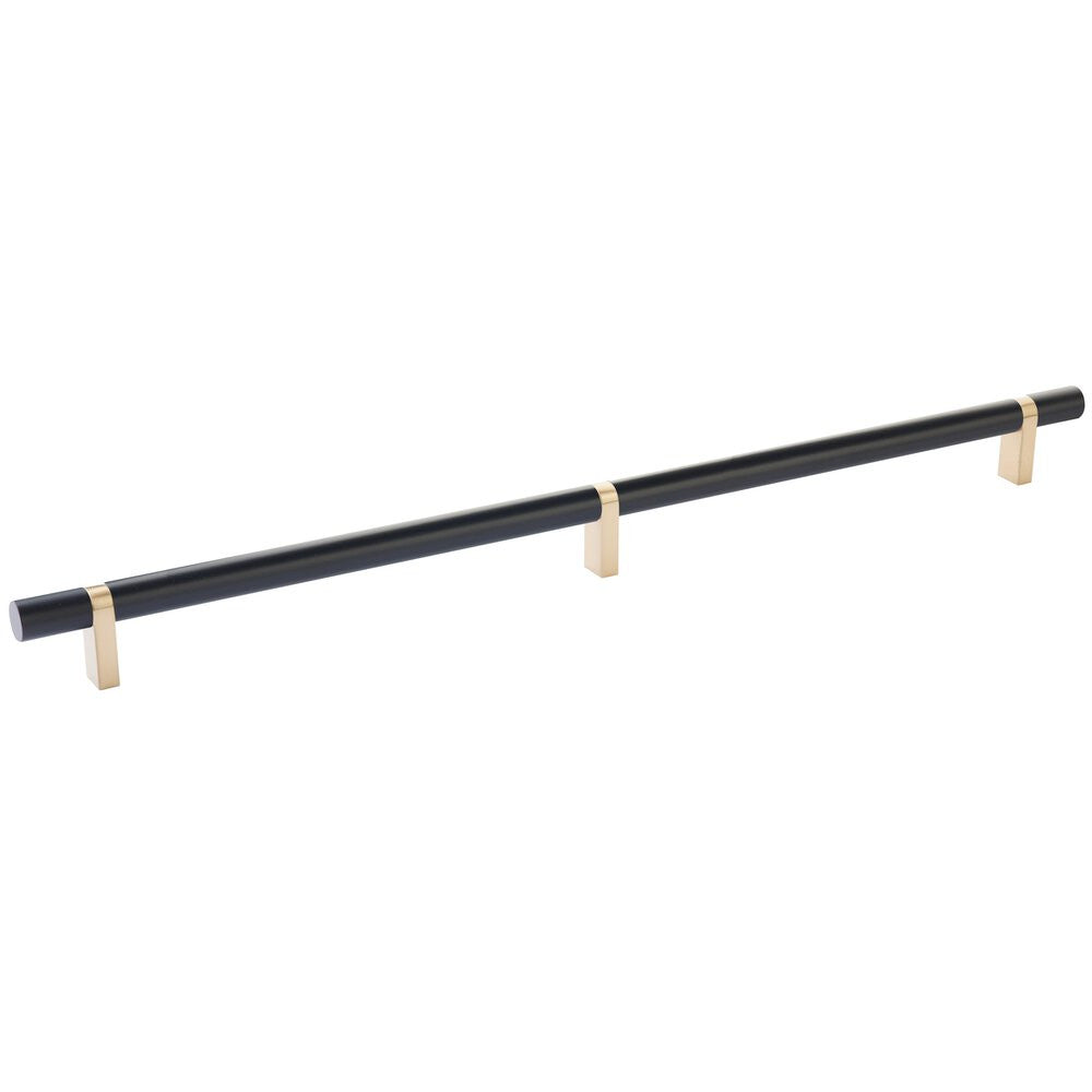 EMTEK SELECT Oversized Cabinet Bar Pull - Satin Brass Stem