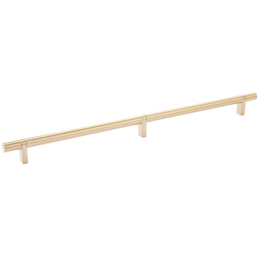 EMTEK SELECT Oversized Cabinet Bar Pull - Satin Brass Stem