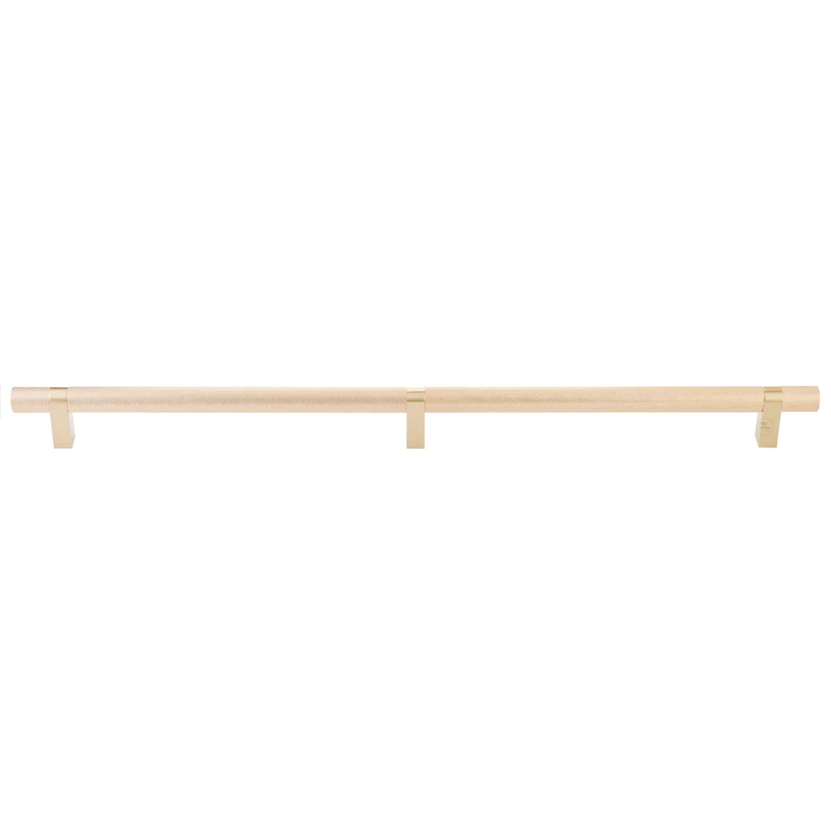 EMTEK SELECT Rectangular Stem Knurled Bar 24" Appliance Pull