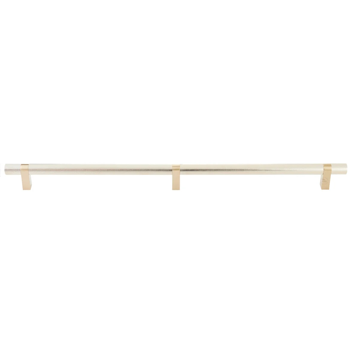 EMTEK SELECT Rectangular Stem Knurled Bar 24" Appliance Pull