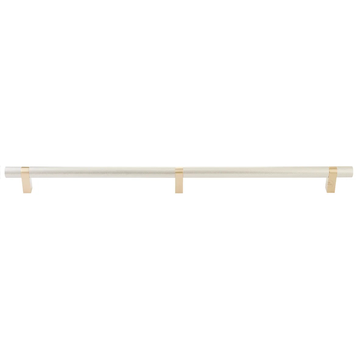 EMTEK SELECT Rectangular Stem Knurled Bar 24" Appliance Pull