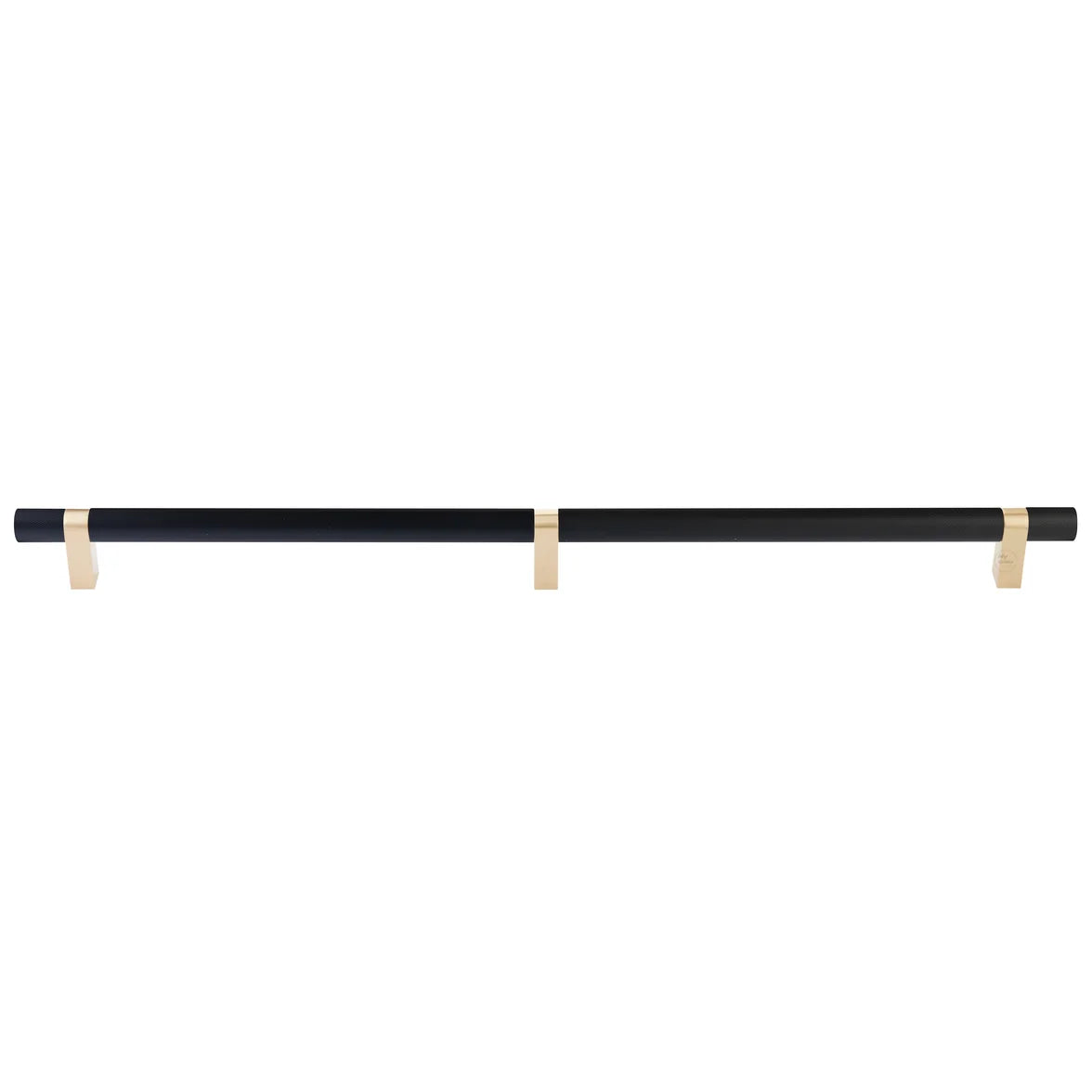 EMTEK SELECT Rectangular Stem Knurled Bar 24" Appliance Pull