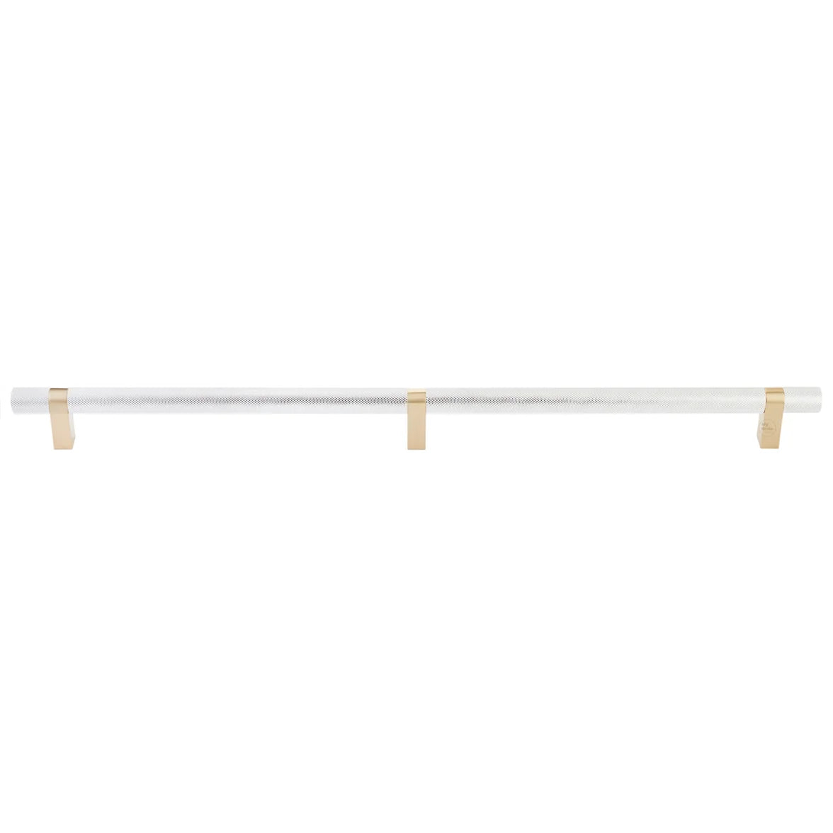 EMTEK SELECT Rectangular Stem Knurled Bar 24" Appliance Pull