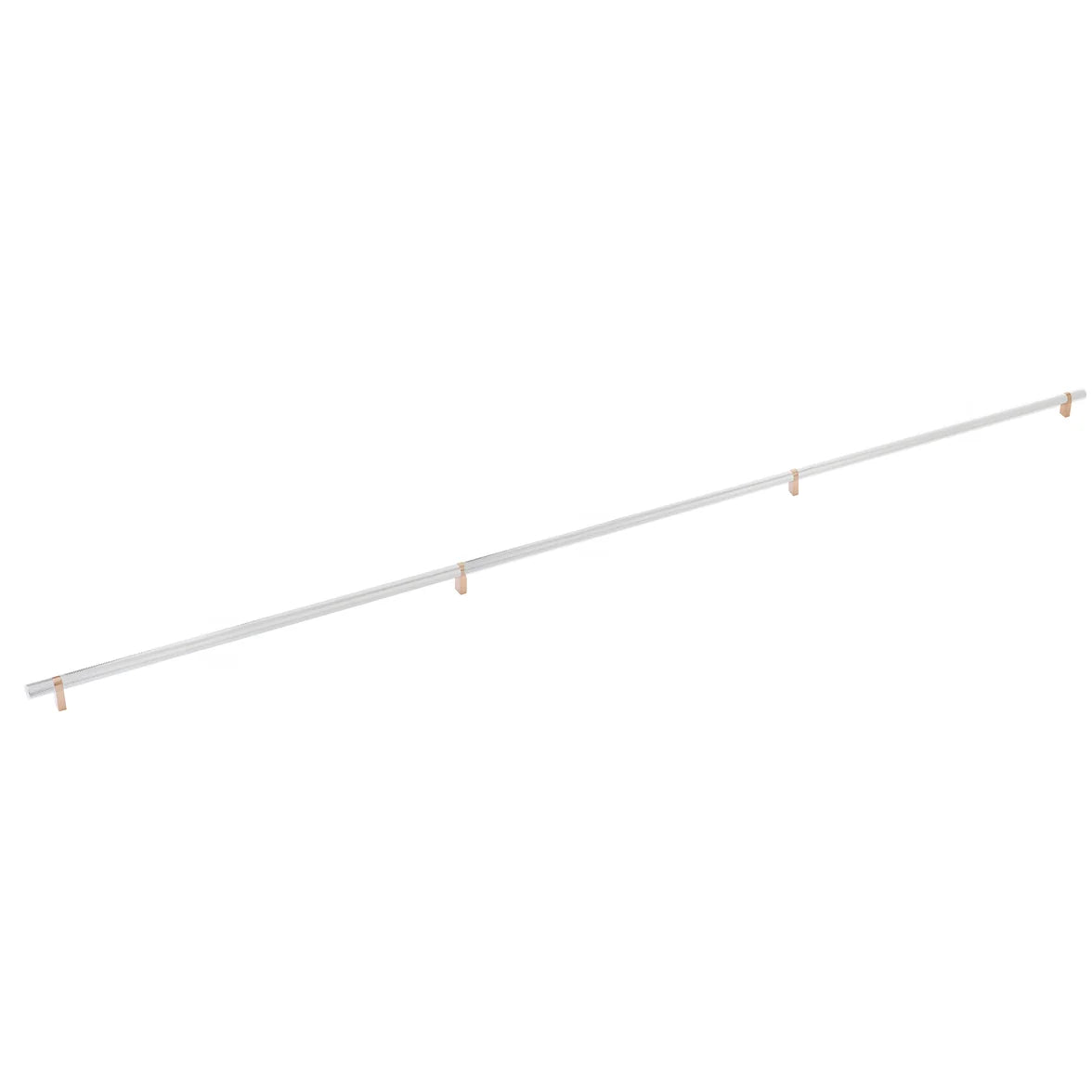 EMTEK SELECT Rectangular Stem Knurled Bar 54" Appliance Pull