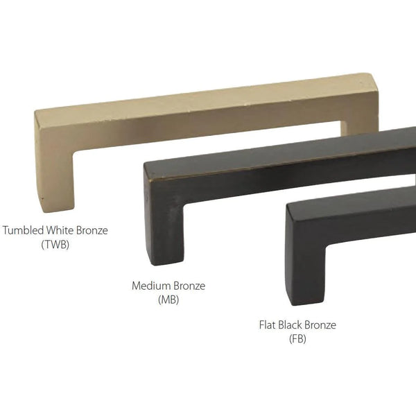 Emtek Rustic Modern Pull - Sandcast Bronze Collection