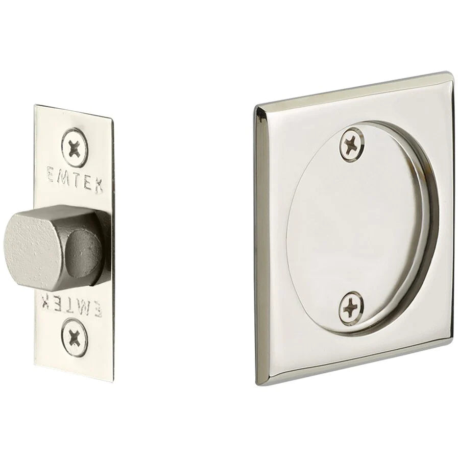 Emtek Square Pocket Door Tubular Locks