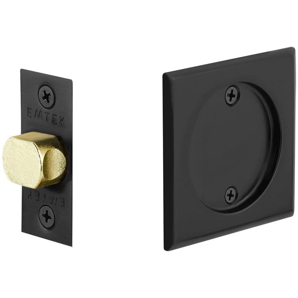 Emtek Square Pocket Door Tubular Locks