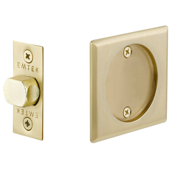 Emtek Square Pocket Door Tubular Locks