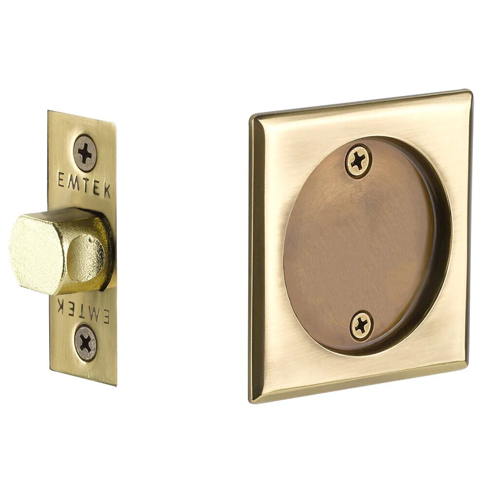 Emtek Square Pocket Door Tubular Locks