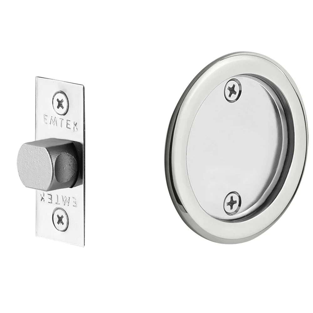 Emtek Round Pocket Door Tubular Locks