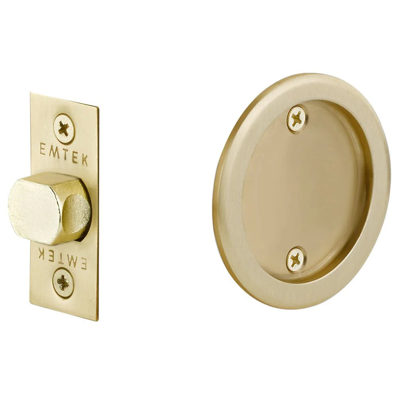 Emtek Round Pocket Door Tubular Locks