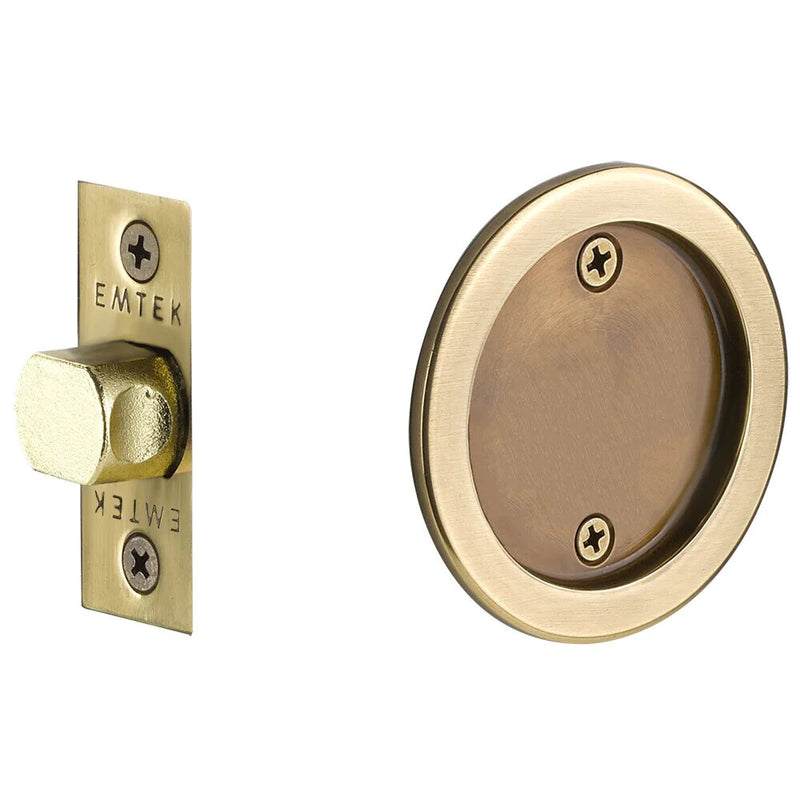 Emtek Round Pocket Door Tubular Locks