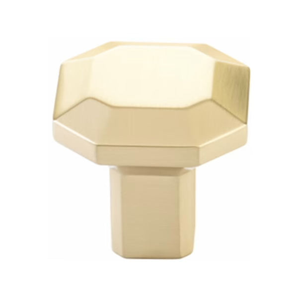 EMTEK Riviera Square Knob - Hollywood Regency Collection