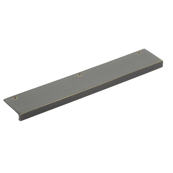 Emtek Rustic Modern Edge Pull - Sandcast Bronze Collection