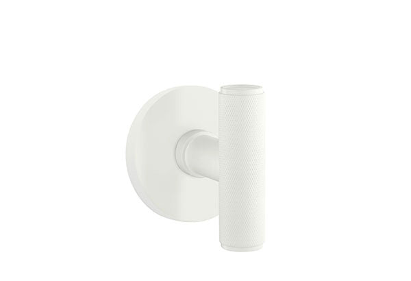 Emtek Studio Brass Door Handles - Ace Knurled Knob with Disk Rosette